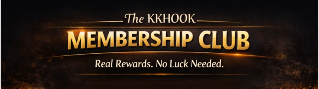 KKHOOK Membership Club banner showcasing premium wooden wall hooks and Southern California craftsmanship